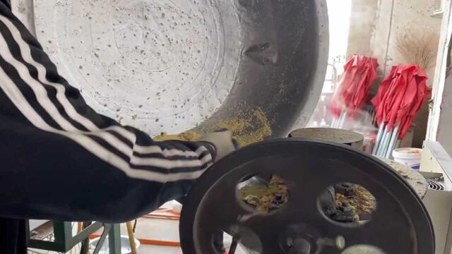 黄豆面制作过程