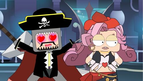 迷你世界变形金刚动画:海盗王为了甜心玛丽答应跟迷你战士合作打败