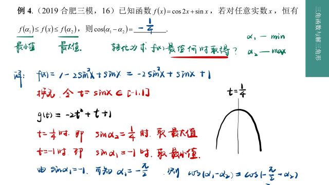 合肥三模中的一道经典三角函数问题精析 #“知识抢先知”征稿大赛#