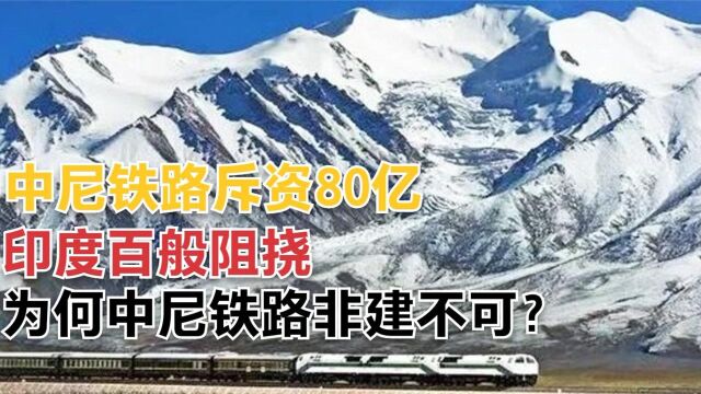 中国花80亿建设中尼铁路,印度百般阻挠,中尼铁路为何非建不可? #知识Š计划知识抢先知#