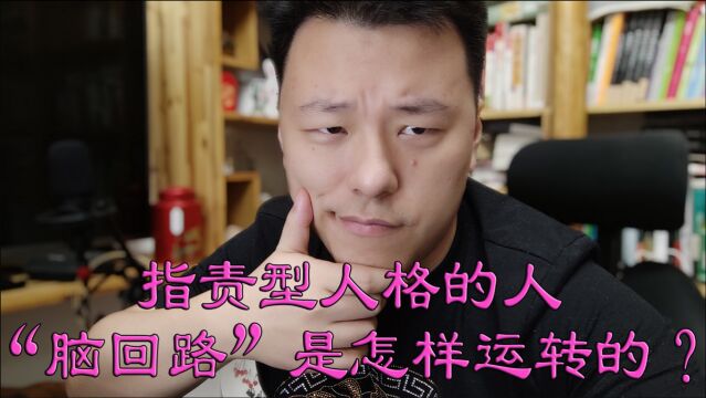 指责型人格的人“脑回路”是怎样运转的?