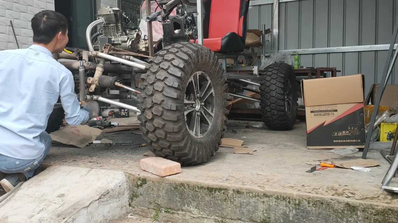 手工自造四驱越野车钢管车全部过程,十二_腾讯视频