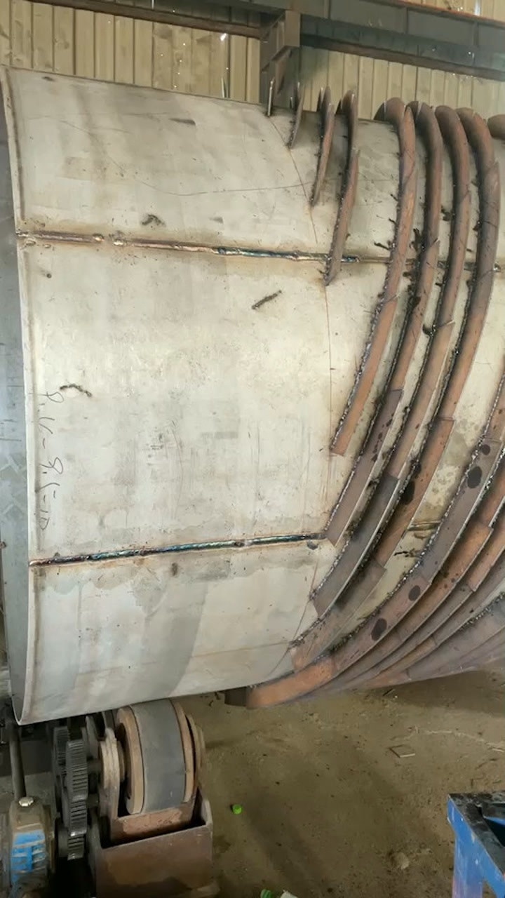 120万大卡燃气热风炉内部结构图