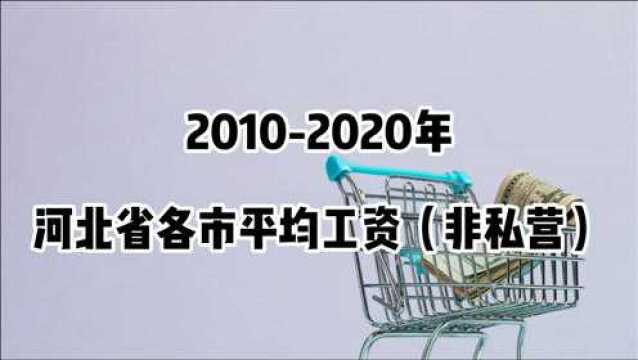 20102020河北省各市平均工资(非私营)