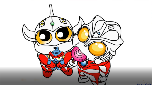 手绘:《q版奥特曼》:可可爱爱的他们还能否担任宇宙卫士这一职