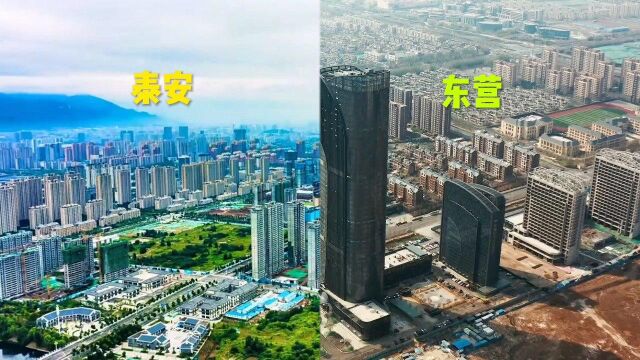 山东二大城市泰安对比东营,综合实力对比,发展潜力哪个足