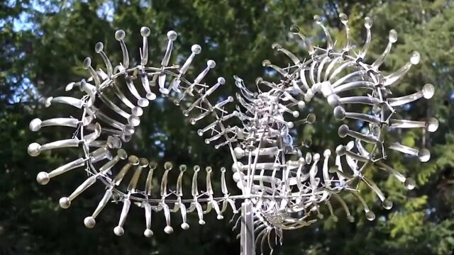 Insider 随风而动的金属雕塑 How These Metal Sculptures Move With The Wind 企鹅号