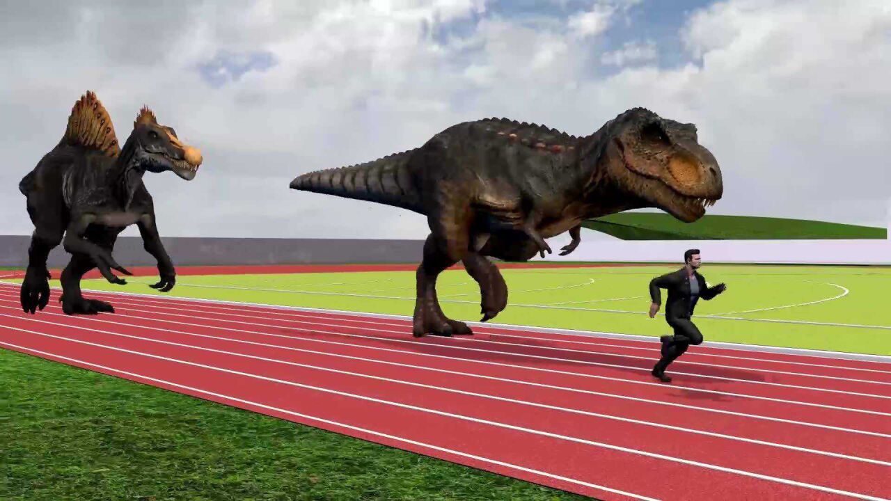 百米赛跑 人类vs恐龙(上)