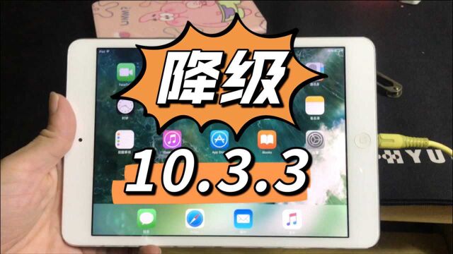 2021年,ipad mini2 最简单方法降级10.3.3,长期有效