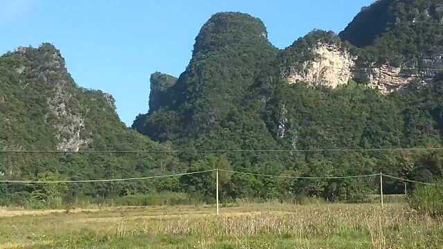 大新县万礼村新宁屯美丽的风景