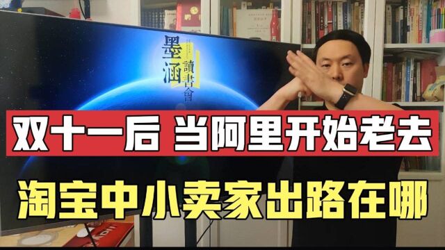 2021年双11后阿里有了老去的味道,那淘宝中小卖家的出路在哪呢?