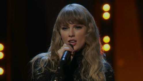 霉霉Taylor Swift在摇滚名人堂入驻仪式表演《Will You Love Me Tomorrow》官摄视频释出