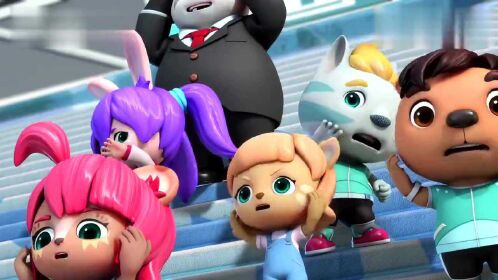 猪猪侠噼啪大战机甲怪兽,卟卟等我救你