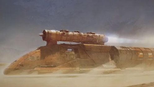 外星沙漠有辆战斗列车，全副武装如要塞，满车财宝让人眼红 丨星球大战衍生剧，《波巴·费特之书》第二集