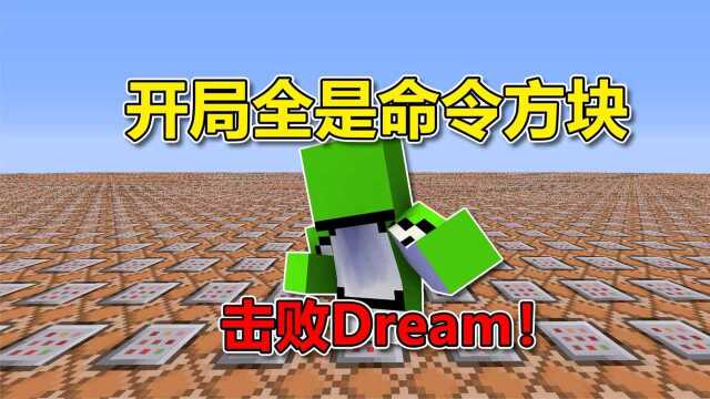 我的世界:开局全是命令方块!如何打败Dream?