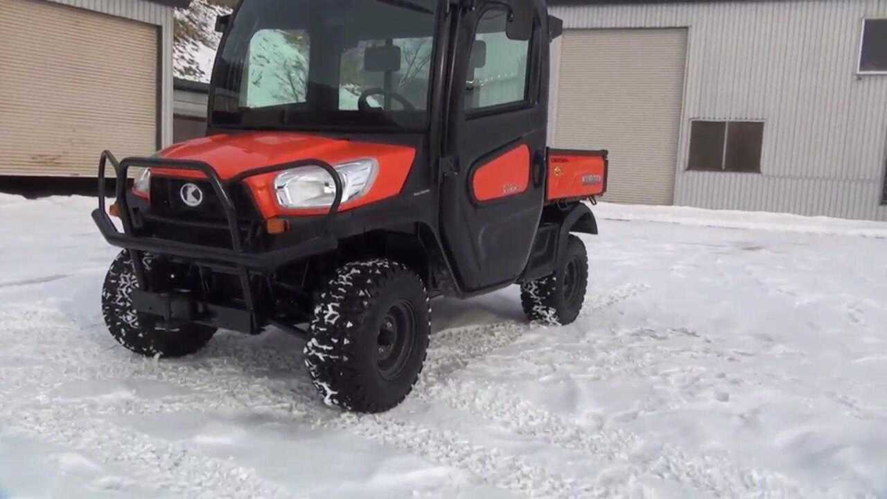 久保田的雪地农用车真是好,动力好抓地性能强,看了好想买一辆_腾讯