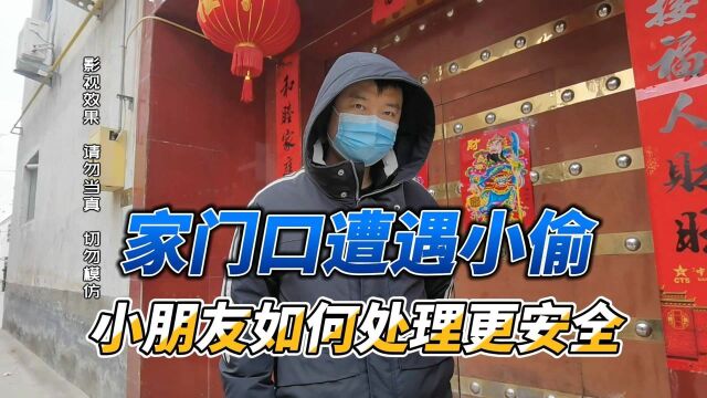 黑探嘉浚:家门口遭遇小偷开锁,小朋友如何处理更安全?