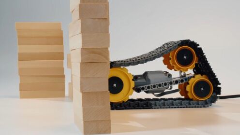 乐高履带车模型