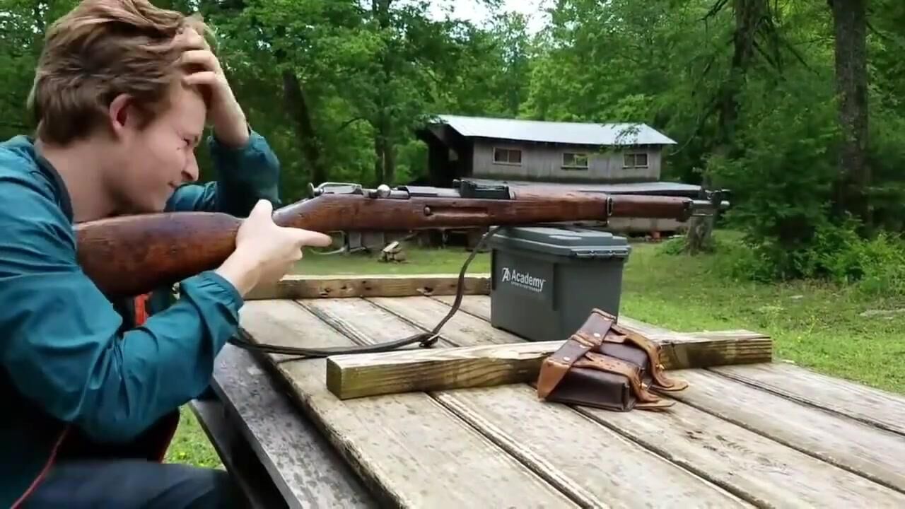 芬兰m39步枪,它是莫辛纳甘中的"贵族",国外小哥靶场射击测试