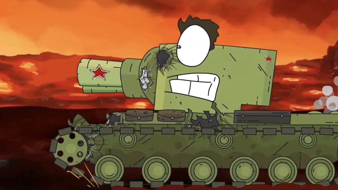 坦克世界动画:kv2联合法国坦克大战地狱塔克兵团,利维坦出现了!