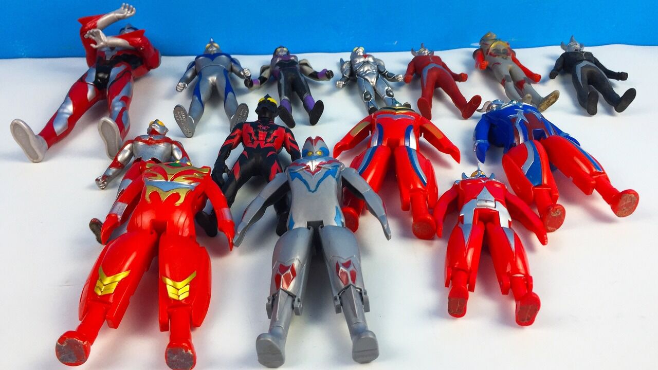 奥特曼玩具大合集!超大捷德奥特曼,盖亚赛罗奥特曼变形蛋