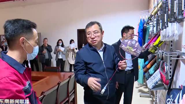 汤越强率队开展走访联系服务重点项目和重点企业