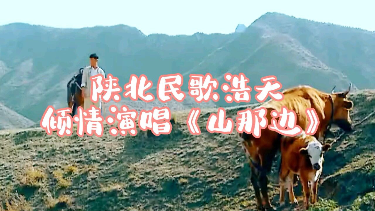 陕北民歌浩天倾情演唱《山那边》