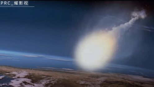 一颗未知“彗星”碎片撞击地球引发的海啸，瞬间摧毁一座城市