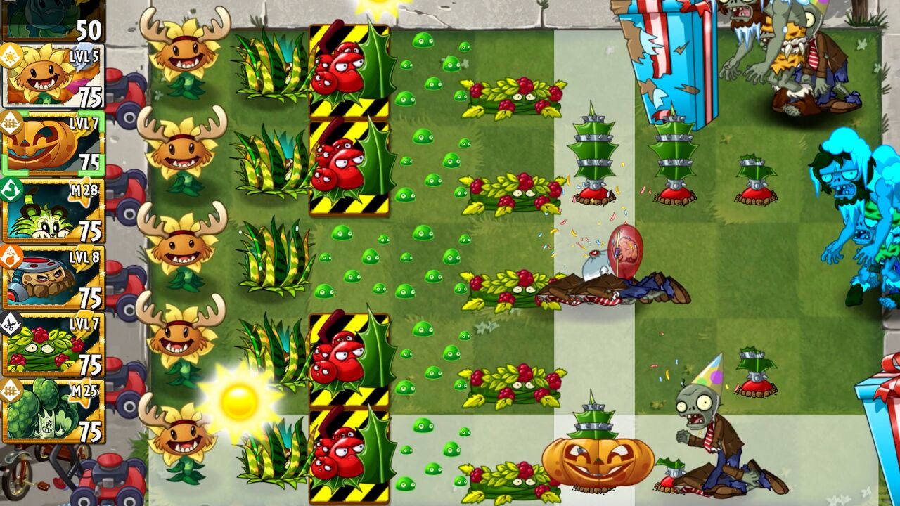 pvz2 happy birthdayz level 26植物大戰殭屍2節日活動26