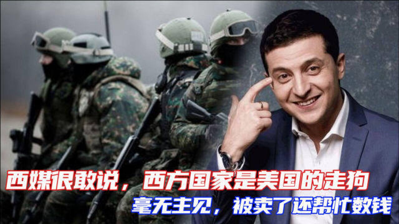 西媒很敢说,西方国家是美国的走狗,毫无主见,被卖了还帮忙数钱