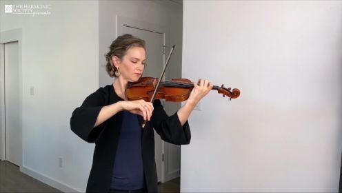“托尔基什”W·A·莫扎特《第五小提琴协奏曲》K.219， 希拉里·哈恩 创作和表演的新华彩乐段于2020年11月6日由奥兰治县爱乐协会录制