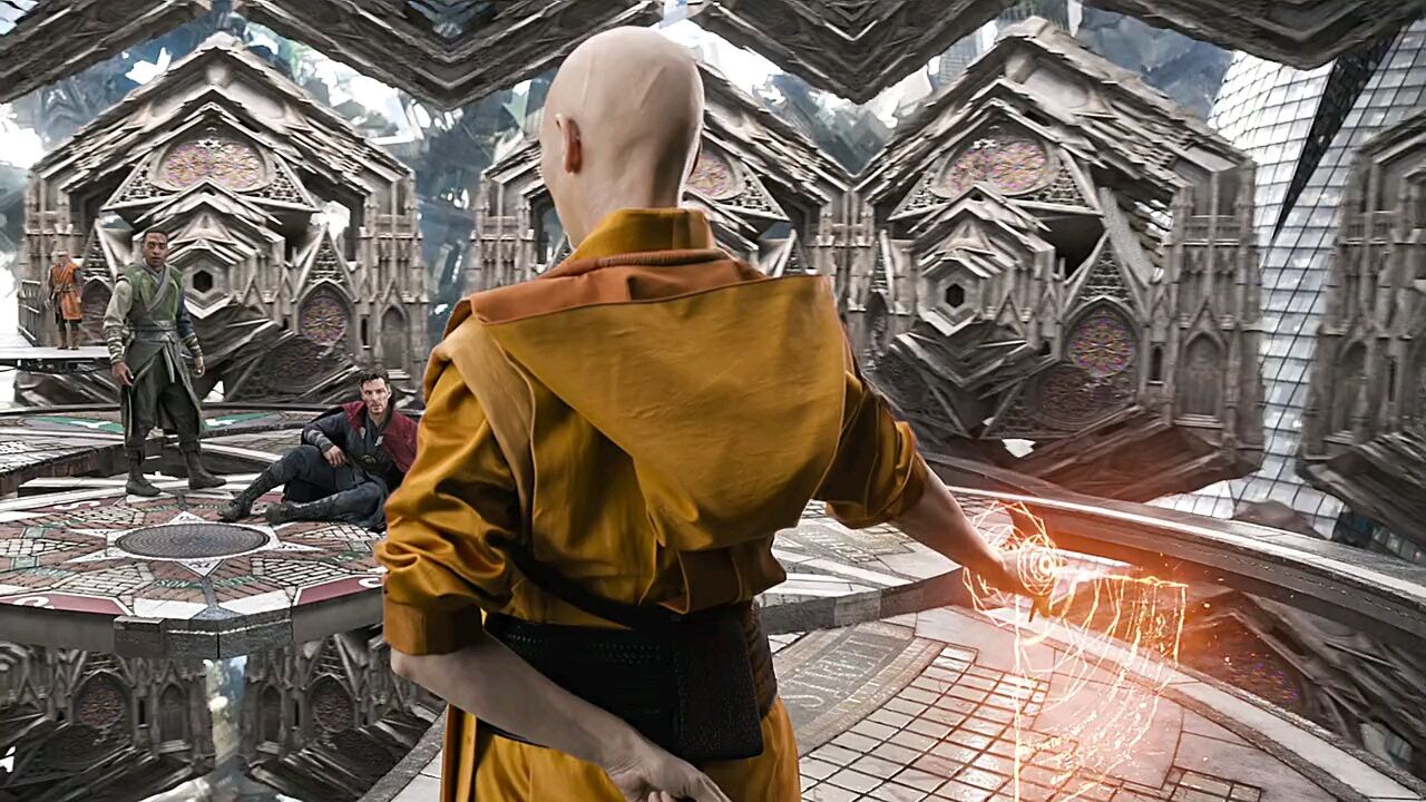 奇异博士至尊法师古一名场面,是不是帅到起飞_高清1080P在线观看平台_腾讯视频