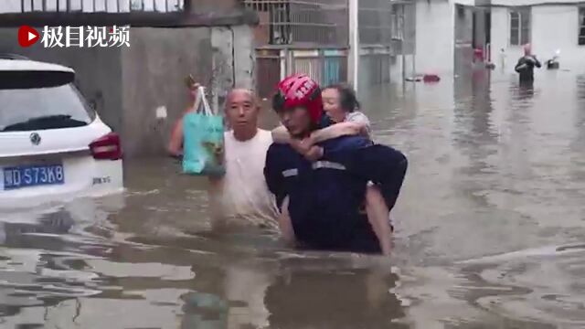 【视频】紧急转移1千余人!湖北松滋突降大雨形成内涝