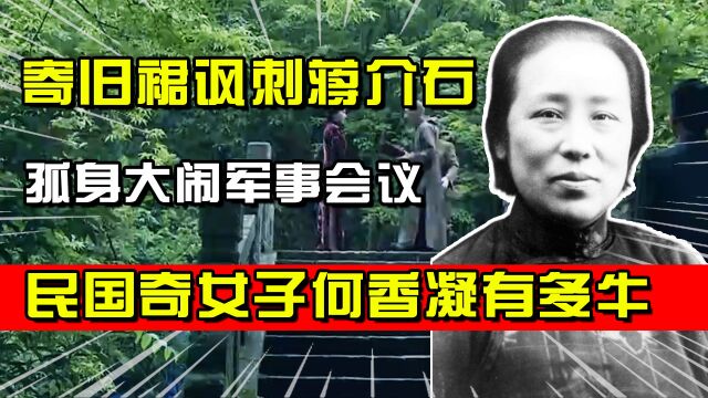 寄旧裙讽刺老蒋,拍桌怒骂大闹军事会议,民国奇女子何香凝有多牛