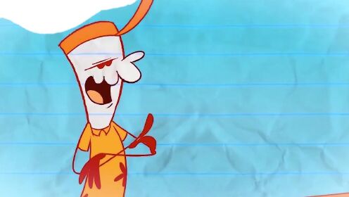 铅笔人动画系列:小呆买了一顶新帽子!浑身都是戏呀!