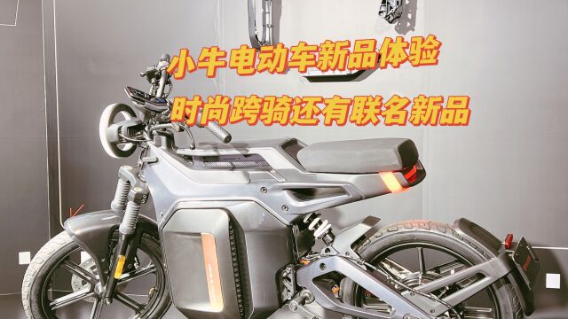 小牛电动车新品体验:新国标跨骑还有联名新品