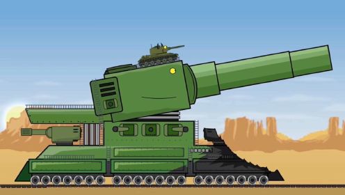 坦克战争动画系列：沙漠中坦克的对决