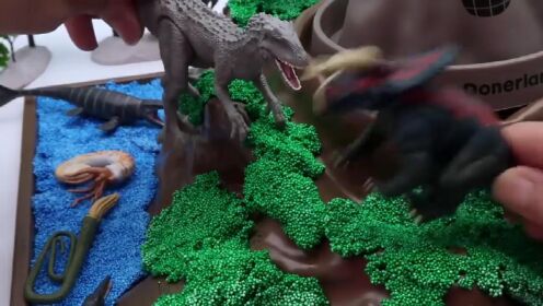 恐龙玩具故事系列：恐龙火山探险和恐龙任务集