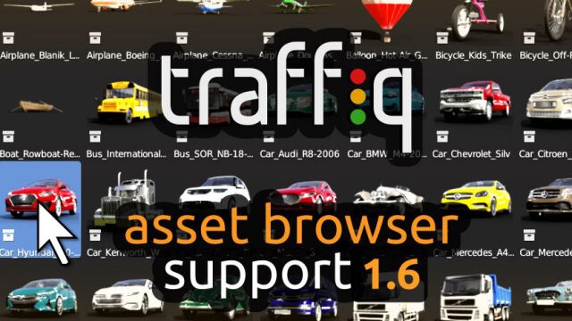 Traffiq Library汽车交通工具库Blender插件 演示视频 RRCG