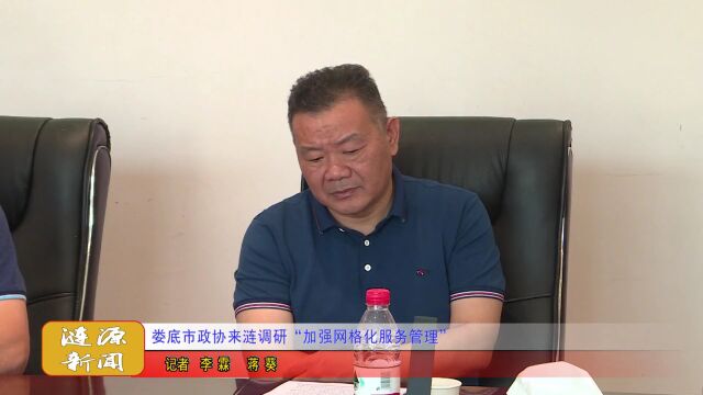 娄底市政协来涟调研“加强网格化服务管理”