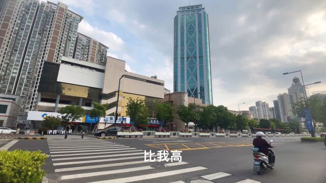 苏州市高新区狮山路城市风光