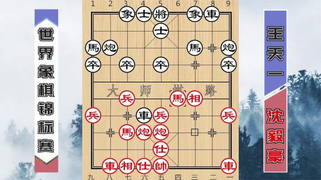 2022世界象棋锦标赛:马来西亚第一人发挥神勇,竟逼平王天一