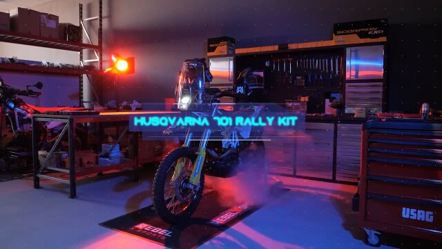 New Husqvarna 701 RALLY KIT Bike Build