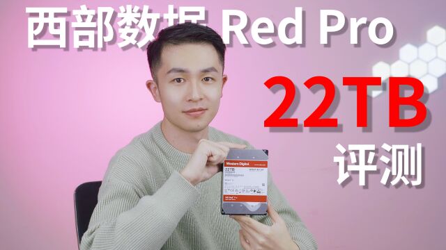 西部数据WD Red Pro 22TB上手体验,存储行业的又一巅峰之作!