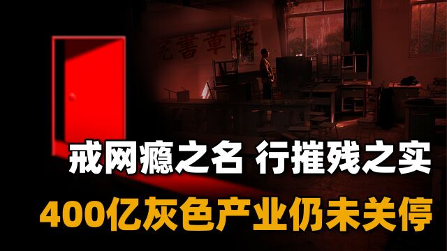 中国到底有多少个杨永信?价值400亿的灰色产业,至今仍难以取缔 