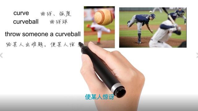 英语思维解密,为什么throw someone a curveball表示给对方出难题,轻松学英语