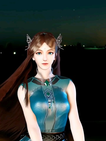 3d建模国漫女神宁荣荣来跳古风舞蹈