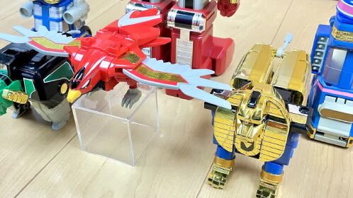 超力战队 第一集 dx 5古代合体 王连者金刚