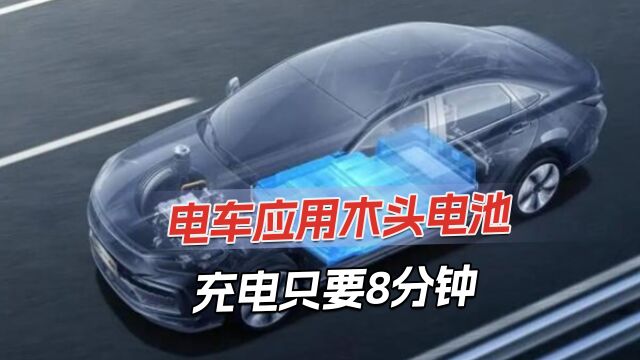 国外专家研发电车环保电池,原材料从树木提取,充满电仅需8分钟