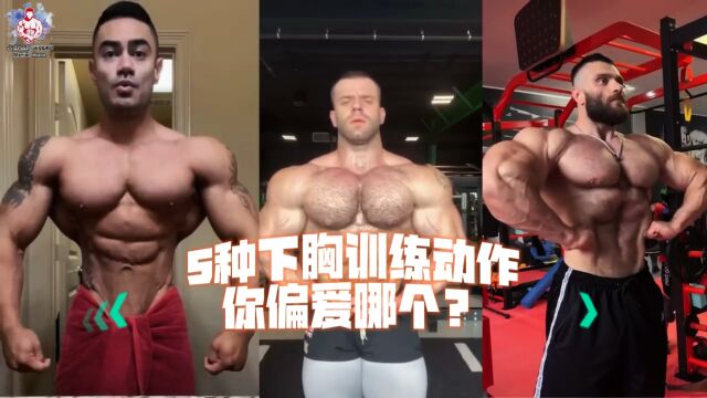 下胸不饱满?试试这五个动作,给你不一样的刺激?